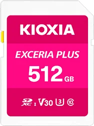 Карта памяти Kioxia Exceria Plus SDXC LNPL1M512G 512GB