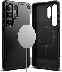 Чехол для телефона Ringke Rugged Gear Magnetic для Galaxy S25 Ultra Black Чехол для телефона Ringke Rugged Gear Magnetic для Galaxy S25 Ultra Black