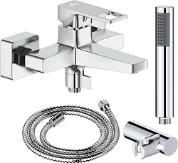 Смеситель Lauter Cascade 21CK6615C + 21СКFG80101C + 21S10048 + 21CKFS90120