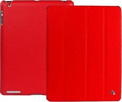 Jison iPad 2/3/4 Smart Leather Cover Red (JS-ID2-007)