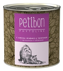 Petibon Phytoline с мясом ягненка и телятиной, артишоком и облепихой для кошек (0.24 кг) 1 шт.