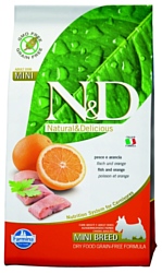 Farmina N&D Grain-Free Canine Fish & Orange Adult Mini (2.5 кг)