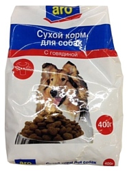 Aro (0.4 кг) Сухой корм для собак с говядиной