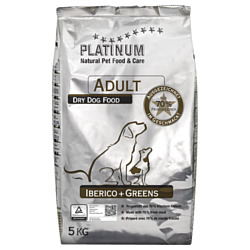 PLATINUM (1.5 кг) Adult Dog Iberico + Greens