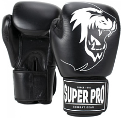 Super Pro Combat Gear Warrior SPBG110-90100 12 oz (черный/белый)