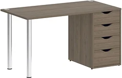 Стол для работы Riva Home Office VR.SP-3-138.4 Silver (вяз благородный)