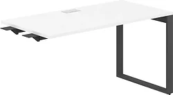 Стол для работы Norden 140x70x75 AG.115.WH.L.72.AN (антрацит/серебристый/белый) Стол для работы Norden 140x70x75 AG.115.WH.L.72.AN (антрацит/серебристый/белый)