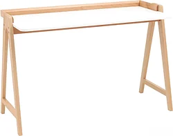 Стол для работы Stool Group Pyramid 118x53 T-002-P (белый/светлое дерево)