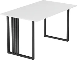 Стол для работы Mio Tesoro Франко 100x60 (белый/черный) Стол для работы Mio Tesoro Франко 100x60 (белый/черный)