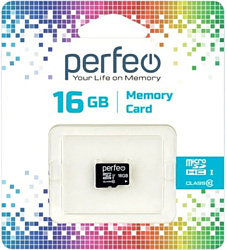 Perfeo microSDHC Class 10 16GB PF16GMCSH10