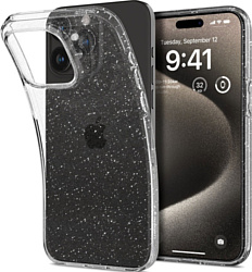 Spigen Liquid Crystal Glitter для iPhone 15 Pro Max ACS06559 (затемненный/прозрачный)