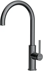 Смеситель Omoikiri Okawa 2 Plus-GM (вороненая сталь)