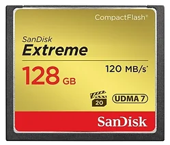 Карта памяти Sandisk Extreme CompactFlash 120MB/s 128GB