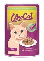 UnoCat Нежные кусочки с ягненком в соусе (0.1 кг) 1 шт.