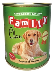 CLAN (0.75 кг) 6 шт. Family Паштет из ягнёнка для собак