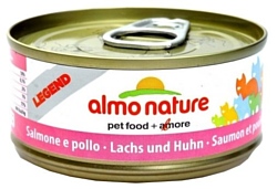 Almo Nature Legend Adult Cat Salmon and Chicken (0.07 кг) 12 шт.
