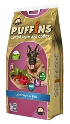 Puffins (15 кг) Сухой корм для собак Ягненок и рис
