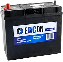Автомобильный аккумулятор EDCON DC45330L (45Ah) Автомобильный аккумулятор EDCON DC45330L (45Ah)