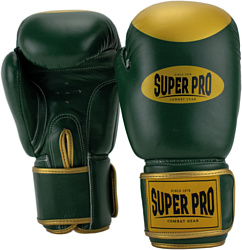 Super Pro Combat Gear Boxer Pro SPBG160-53350 10 oz (зеленый/золотистый)
