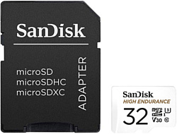 SanDisk High Endurance microSDHC SDSQQNR-032G-GN6IA 32GB (с адаптером)