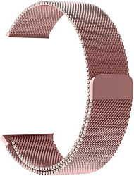 Браслет Rumi Milanese loop металлический 22 мм (розовый)