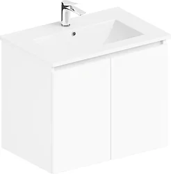 Тумба под умывальник ЗОВ Монови 80 подвесная (белая) Тумба под умывальник ЗОВ Монови 80 подвесная (белая)
