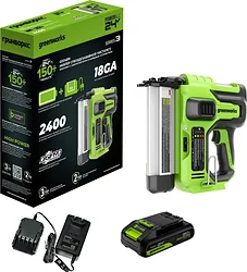 Гвоздезабиватель Greenworks GD24BN 3400707CUA Гвоздезабиватель Greenworks GD24BN 3400707CUA