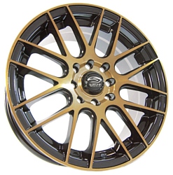 Sakura Wheels 3194 6.5x15/4x100/114.3 D73.1 ET35 Черный с бронзой
