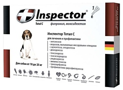 Inspector Капли для собак от 10 до 25 кг