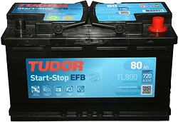 Автомобильный аккумулятор Tudor Start-Stop EFB TL800 (80Ah) Автомобильный аккумулятор Tudor Start-Stop EFB TL800 (80Ah)