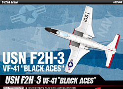 Academy Cамолет USN F2H-3 VF-41 Black Aces 1/72 12548