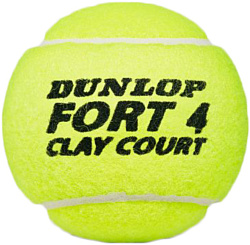 Dunlop Fort Clay Court (4 шт)