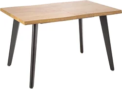 Кухонный стол Halmar Dickson 2 150-210x90x75 (натуральный/черный)