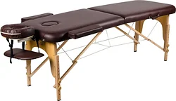 Массажный стол складной Atlas Sport складной 2-с деревянный 70 см (темно-коричневый) Массажный стол складной Atlas Sport складной 2-с деревянный 70 см (темно-коричневый)