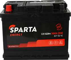 Sparta Energy рус L+ (62Ah) Sparta Energy рус L+ (62Ah)