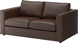 Прямой диван Ikea Вимле 592.052.07 (фарста темно-коричневый)