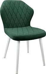 Гальваник Бергамо (эмаль белый муар/Catania Izumrud)