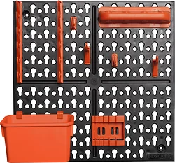 Стенд для инструментов Blocker Boombox Expert с наполнением 652x100x326 мм (черный/оранжевый)