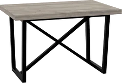 Кухонный стол TMB Loft Бронсон Дуб 1200x800 40 мм (графит)
