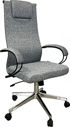 Кресло SitUp Michael chrome (ткань Gray/Gray)
