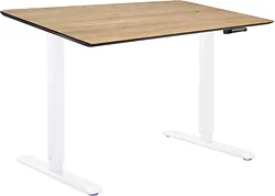Стол для работы стоя ErgoSmart Wooden Manual DESKFIT DF100 1300х750х27 мм (скошенный край, дуб натуральный/белый) Стол для работы стоя ErgoSmart Wooden Manual DESKFIT DF100 1300х750х27 мм (скошенный край, дуб натуральный/белый)