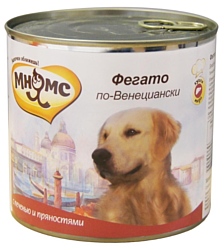 Мнямс Фегато по-венециански для крупных пород собак (телячья печень с пряностями) (0.6 кг) 3 шт.