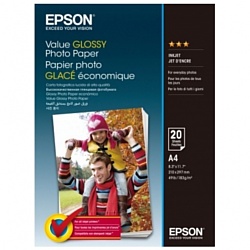 Epson Value Glossy Photo Paper A4 183 г/м2 20 листов (C13S400035)