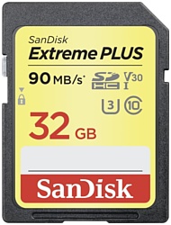 Sandisk Extreme Plus V30 SDHC 32GB (SDSDXWF-032G-GNCIN) 