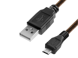 micro-USB 2.0 тип B - 2 USB 2.0 тип A