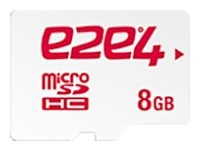 e2e4 microSDHC Class 4 8GB + SD adapter