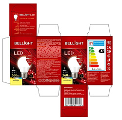 Bellight LED G45 7W 220V E27 3000K