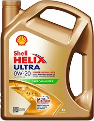 Моторное масло Shell Helix Ultra Professional AS-L 0W-20 5л