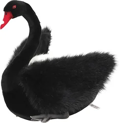 Мягкая игрушка Hansa Сreation Лебедь черный 4084 (45 см)
