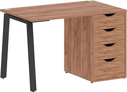 Стол для работы Riva Home Office VR.SP-3-118.4.A Anthracite (янтарный дуб) Стол для работы Riva Home Office VR.SP-3-118.4.A Anthracite (янтарный дуб)
